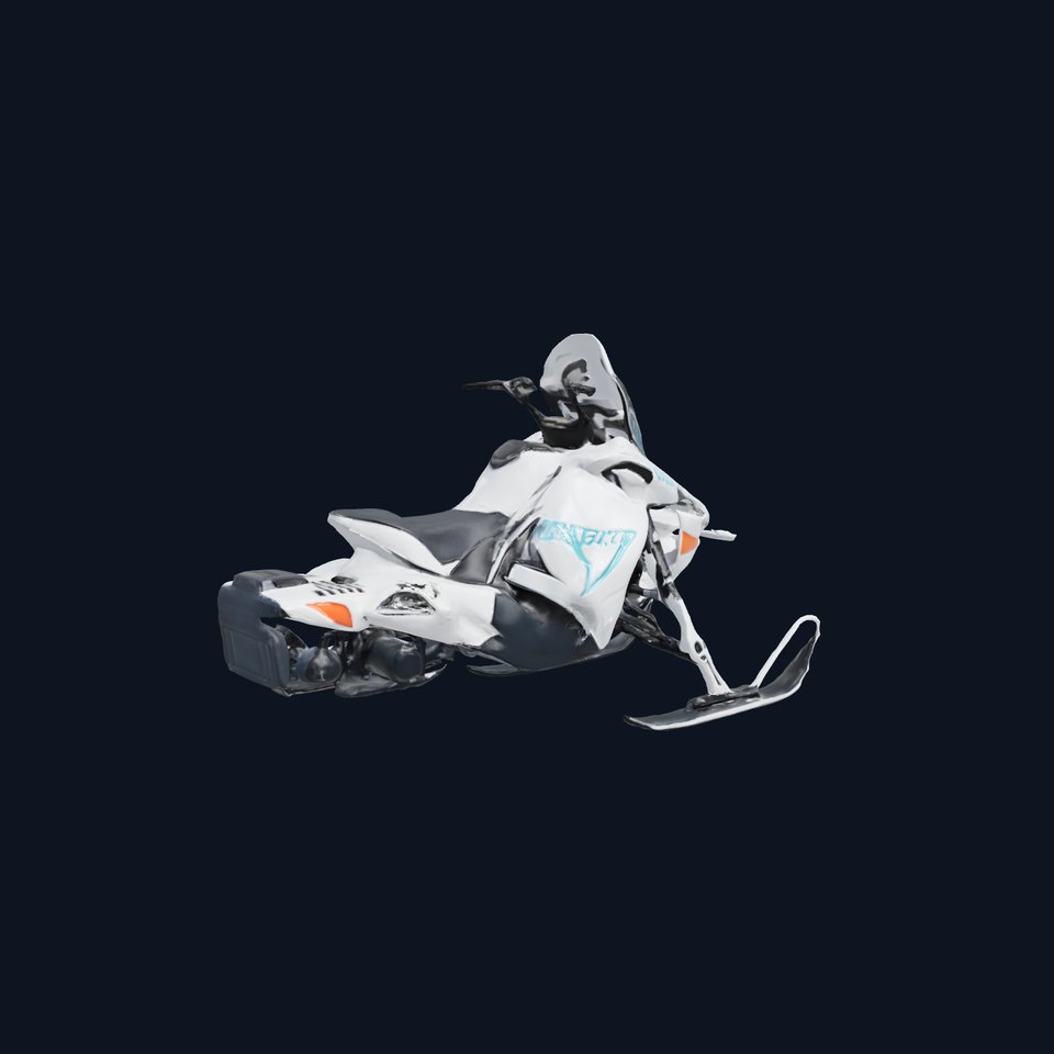 Arctic Snowmobile Model Pack with PBR Textures